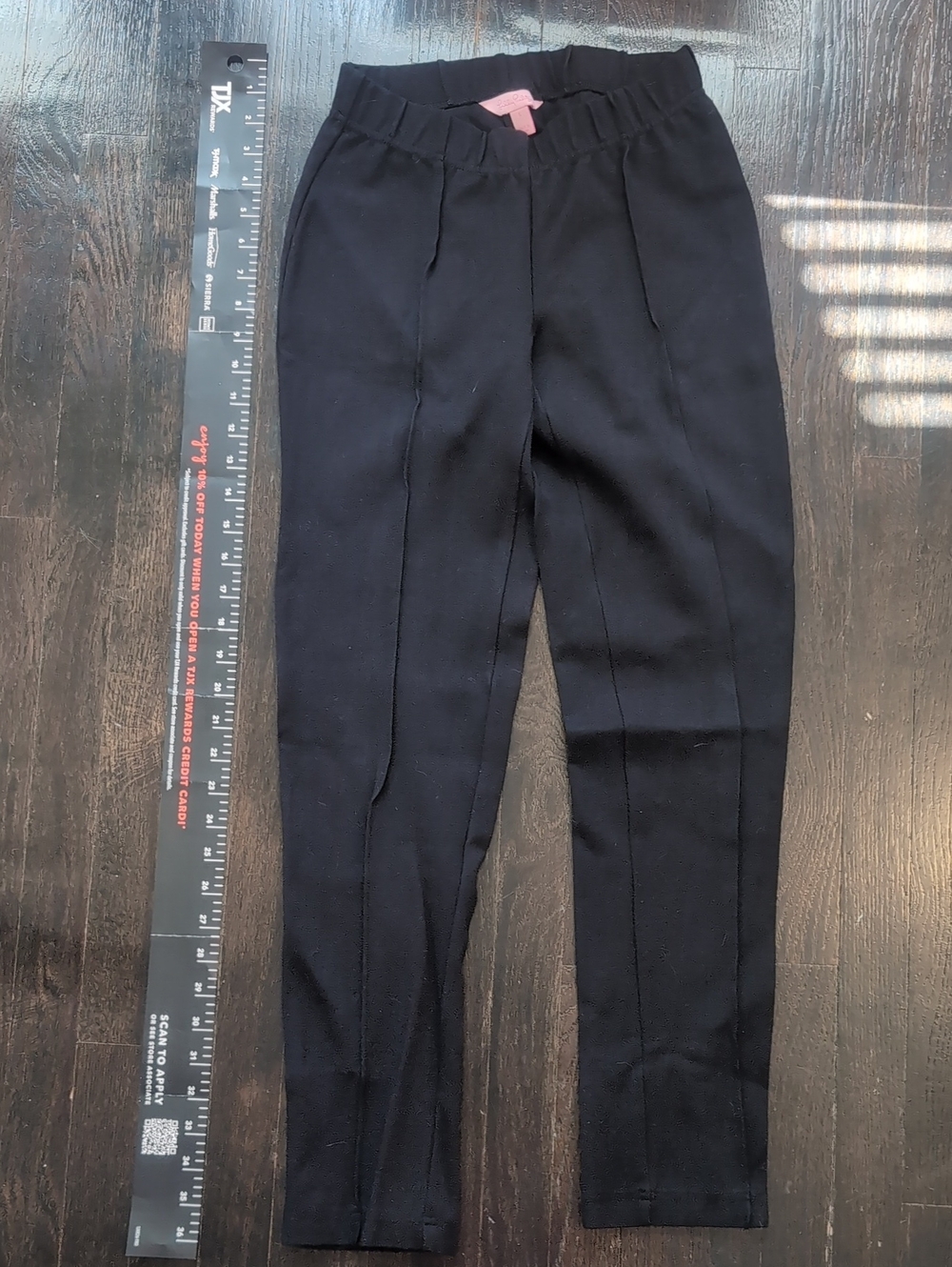 Lilly Pulitzer Black Women’s Elastic-Waist Dress Pants